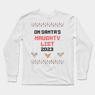 Naughty List Long Sleeve T-Shirt